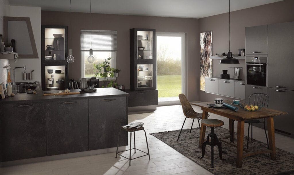 Bauformat Dark Stone Kitchen | MHK Kitchen Experts