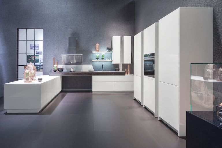 Bauformat White Matt Handleless U Shaped Kitchens 1 1 | MHK Kitchen Experts