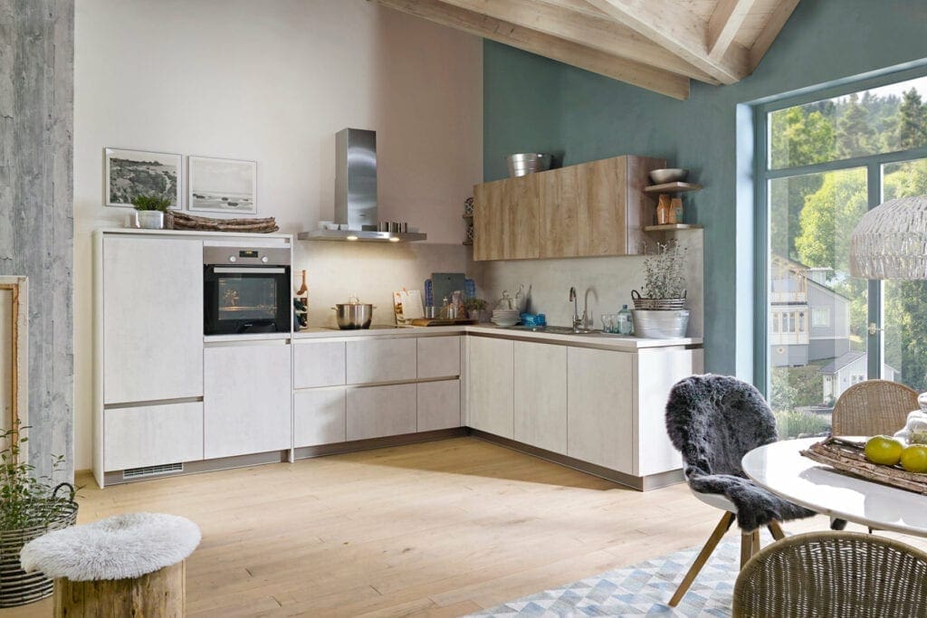 Brigitte Concrete Open Plan Kitchen | MHK Kitchen Expert