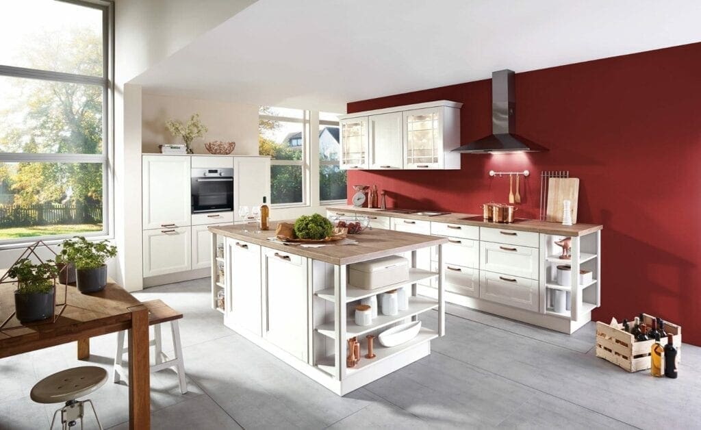 Nobilia Matt Black Wood Handleless Open Plan Kitchen 2021 | MHK Kitchen Expert