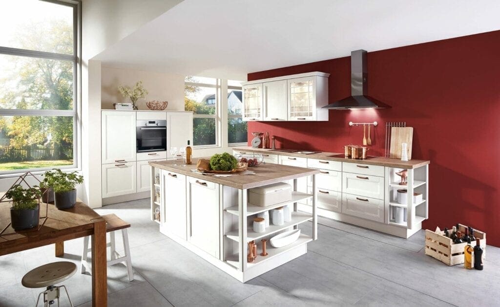 Nobilia Matt Black Wood Handleless Open Plan Kitchen 2021 4 | MHK Kitchen Experts