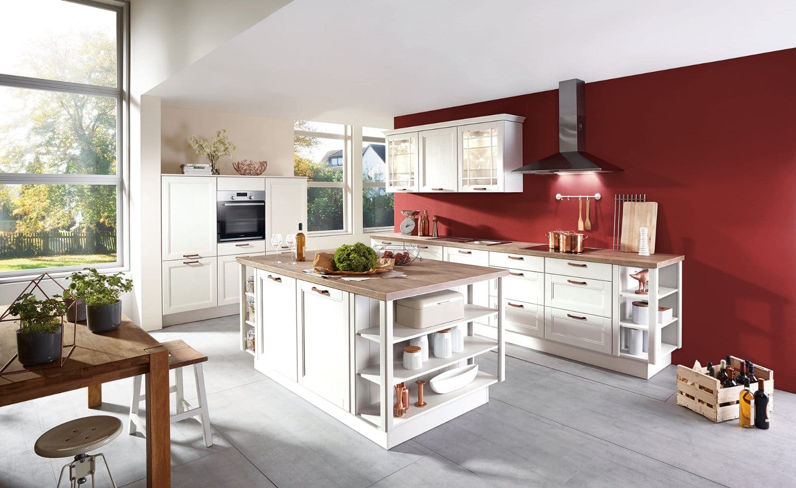 Nobilia Matt Black Wood Handleless Open Plan Kitchen 2021 4 | MHK Kitchen Experts