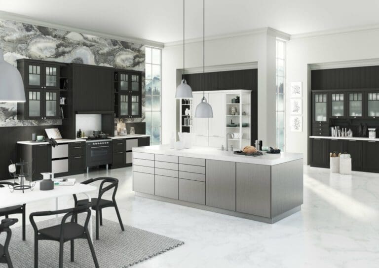 Bauformat Black Metallic Kitchen | MHK Kitchen Expert