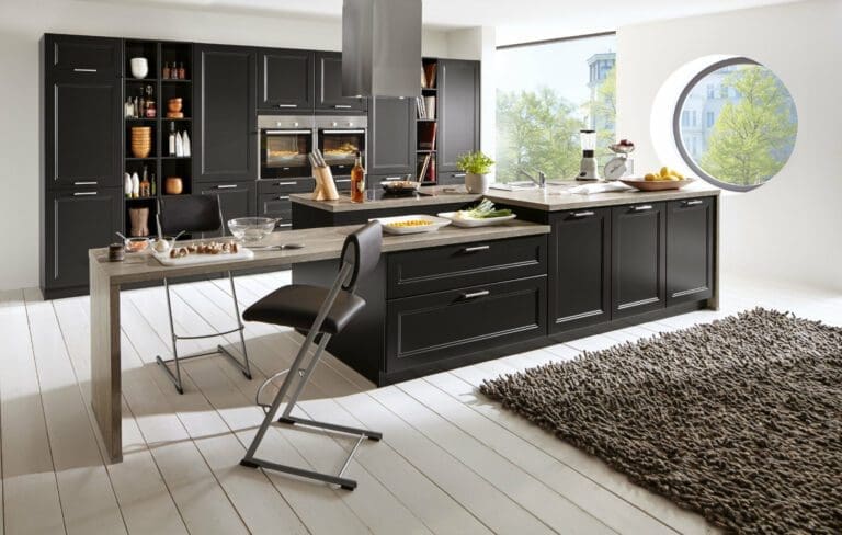 black kitchen design ideas | MHK Kitchen Expert