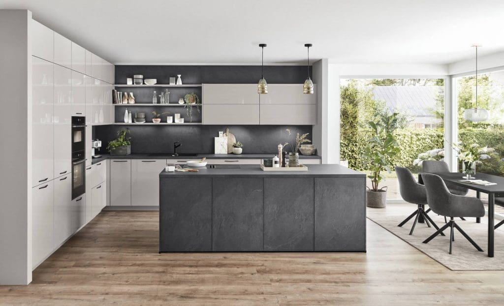 Nobilia Modern Open Plan Kitchen | MHK Kitchen Experts