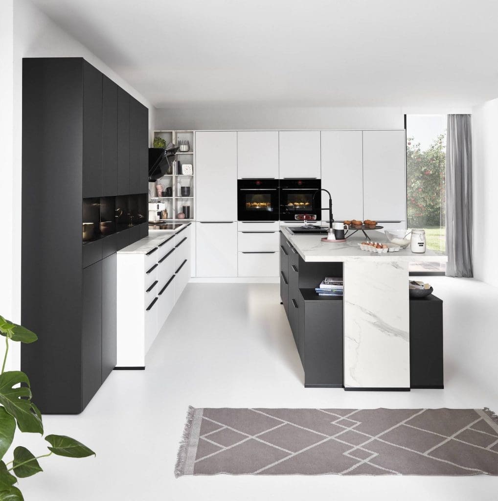 Nobilia Stone Island Light Kitchen | MHK Kitchen Experts