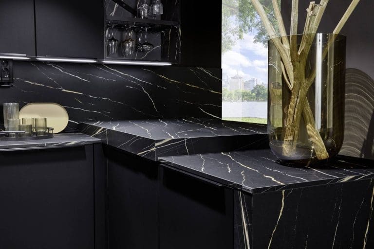 Nobilia Dark Stone Worktop | MHK Kitchen Expert