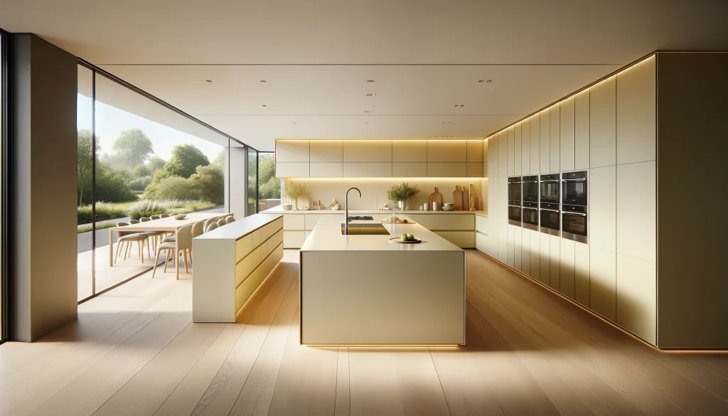 Butter yellow kitchen | MHK Kitchen Experts