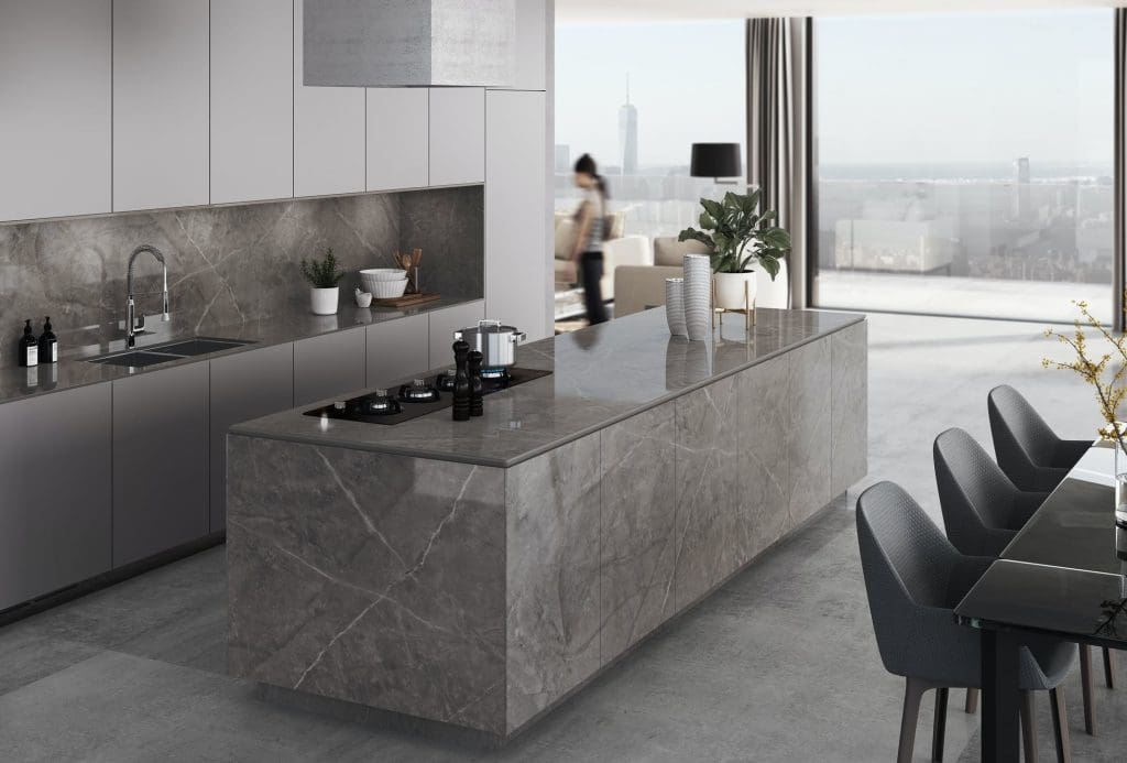 Dekton super slim kitchen worktop profile | MHK Kitchen Experts