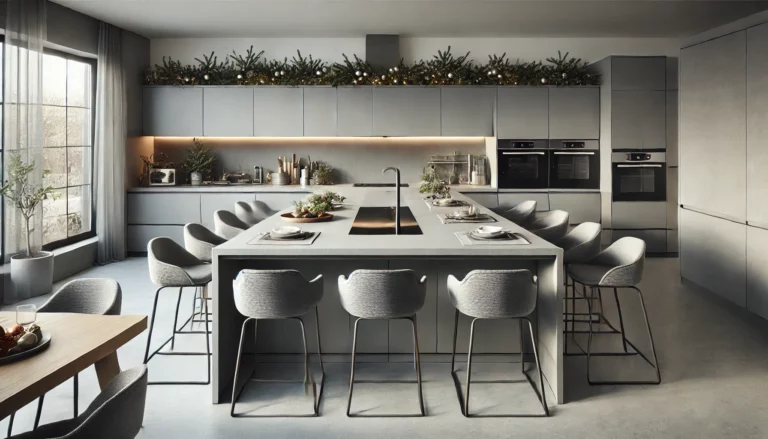 Family Kitchen Design For Christmas