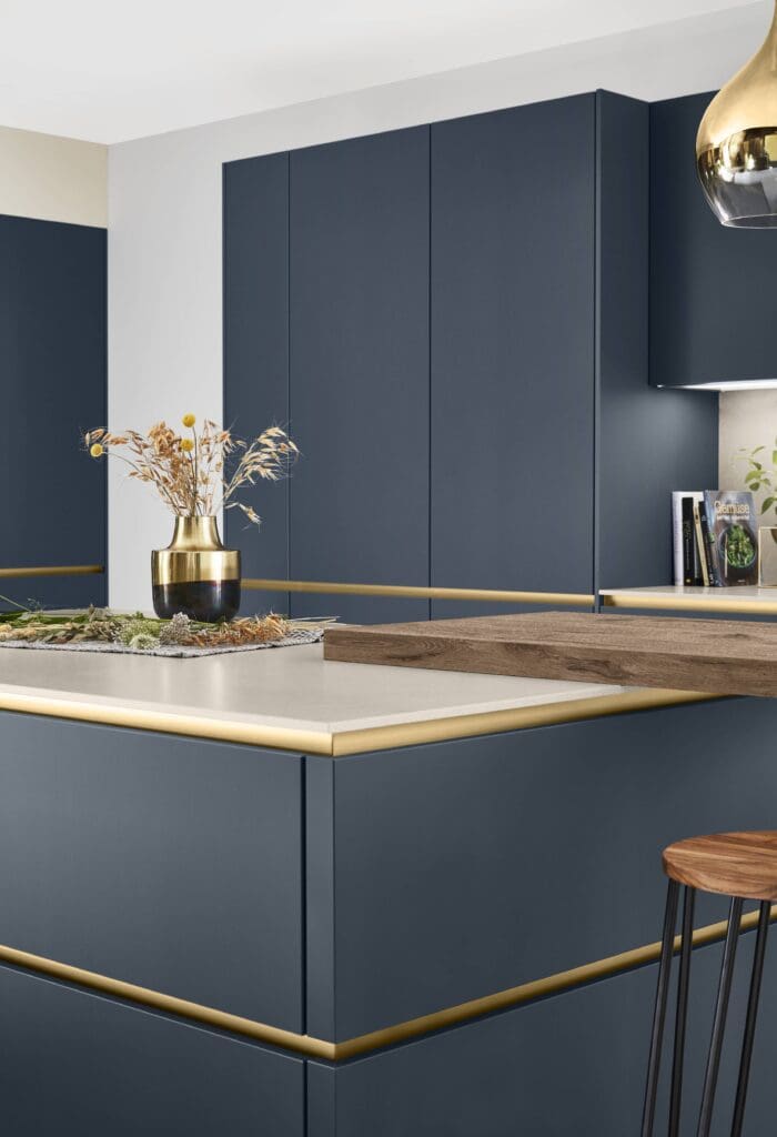 navy kitchen design ideas 