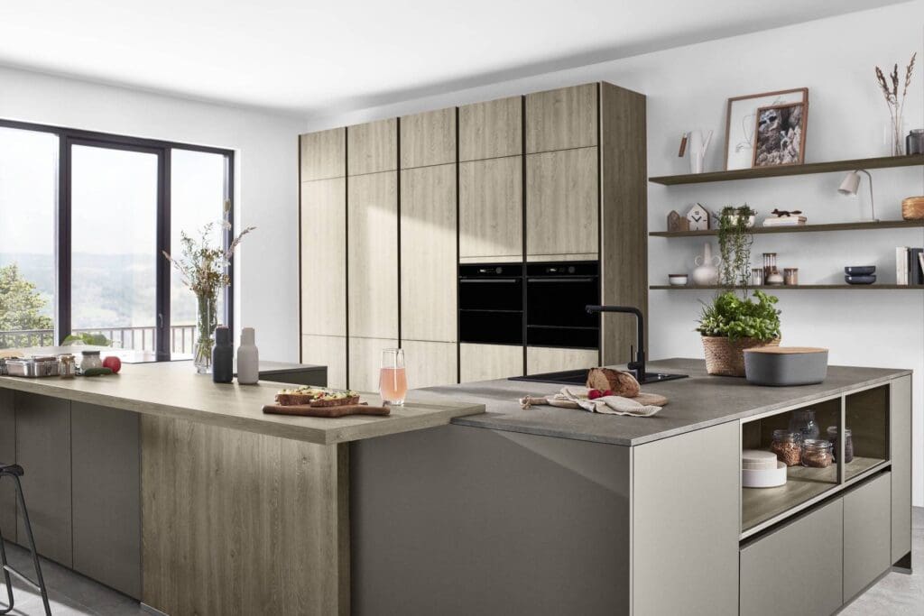 Nobilia Modern Wood Kitchen | MHK Kitchen Experts