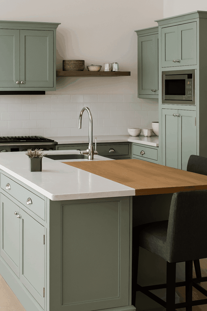 what colours go with a cashmere kitchen