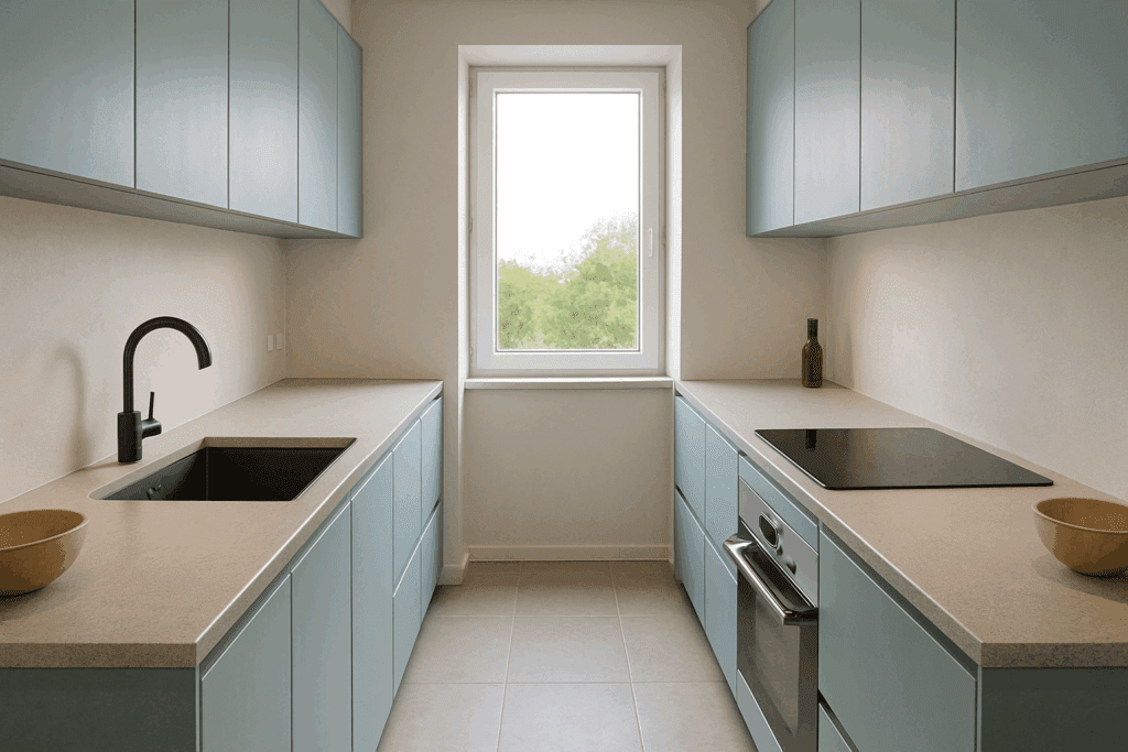 galley kitchen layout | MHK Kitchen Experts