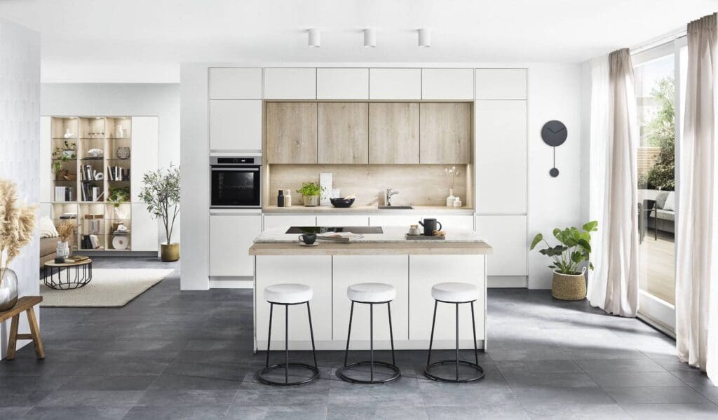 Nobilia Handleless Island Kitchen Light | MHK Kitchen Experts