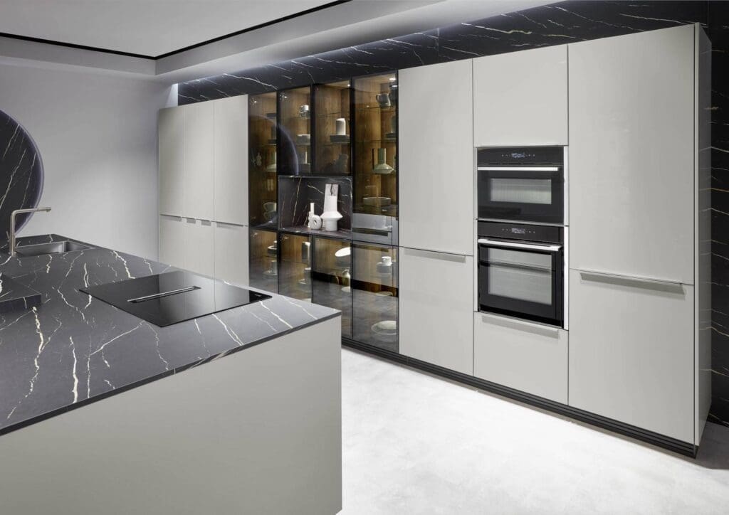 Nobilia Grey Stone Kitchen | MHK Kitchen Expert