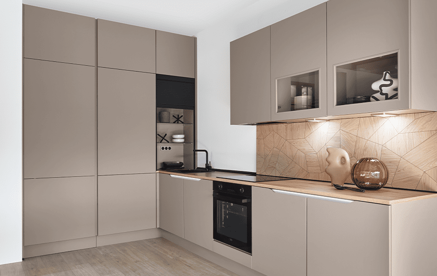 Nobilia Cashmere Matt Kitchen | MHK Kitchen Experts